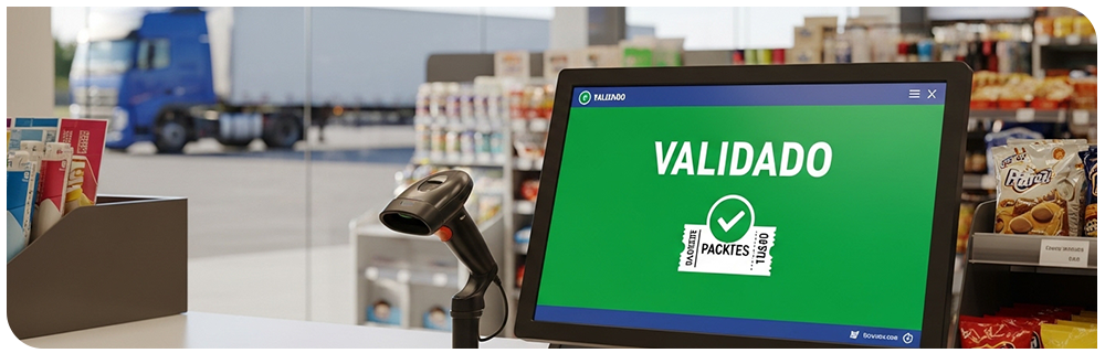 Controle de estacionamento do posto de combustível