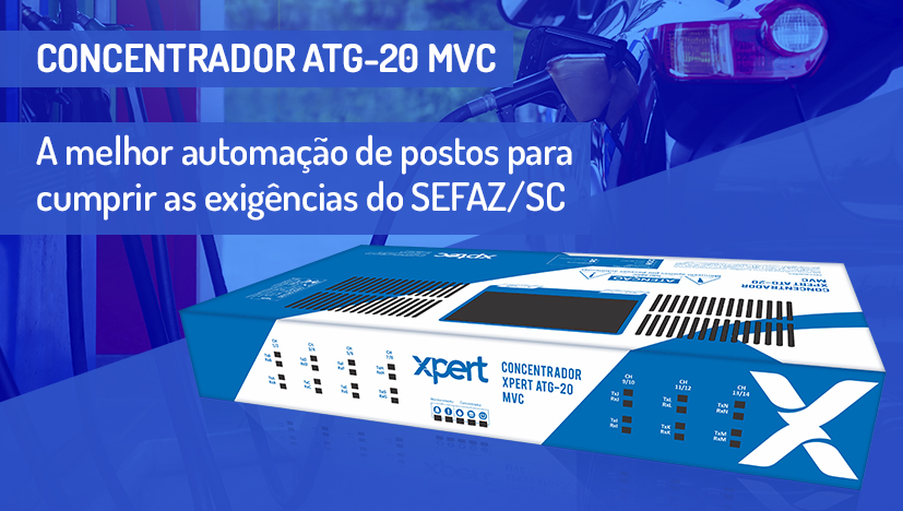 Concentrador ATG-20 MVC - A melhor automação de postos para cumprir as exigências do SEFAZ-SC